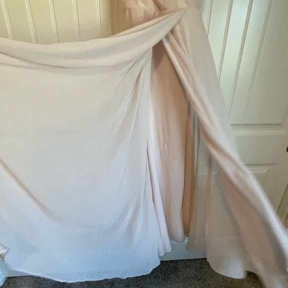 BHLDN Anthropolgie Eva blush taupe Maxi Dress size small - Picture 12 of 12